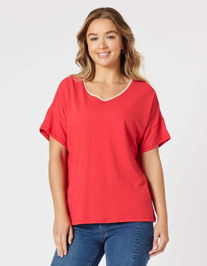 Bella Tee Red