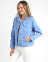 Tilly Denim Jacket Cerulean