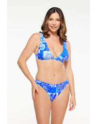 Delta Blue Bikini V Top