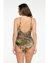 Zambia V Neck Plunge One Piece