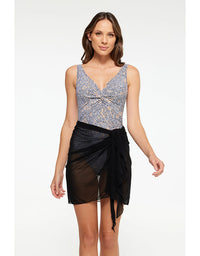 Mesh Sarong Pareo - Black