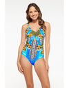 Florence V Neck Plunge One Piece