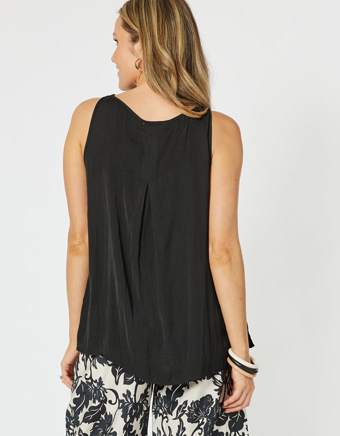 Traveller Luxe Cami Black