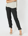 Traveller Luxe Side Tie Pant Black