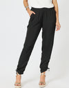 Traveller Luxe Side Tie Pant Black