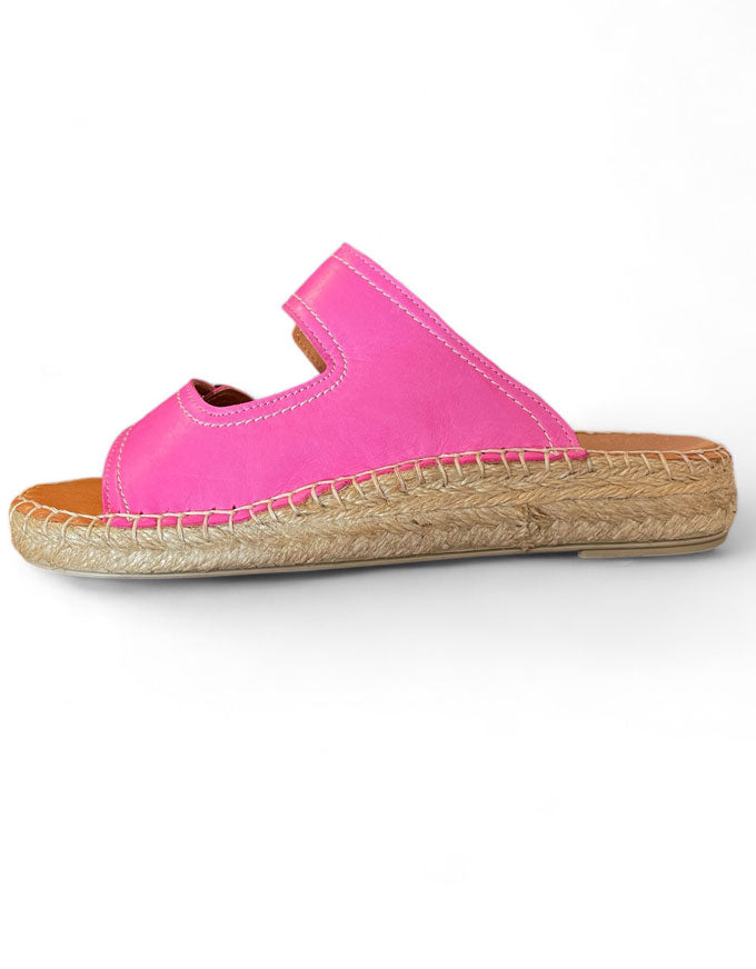 Trilby Sandals Fuschia Leather