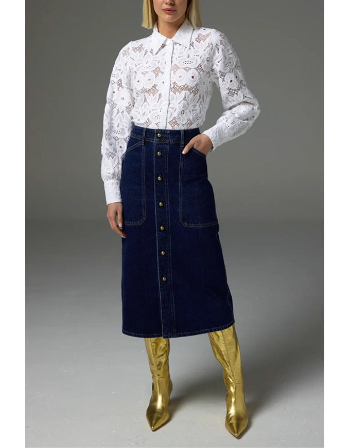 Typify Skirt Dark Denim