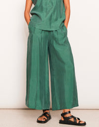 Vault Cupro Pant Green