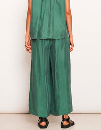 Vault Cupro Pant Green