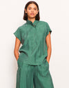 Vault Cupro Shirt Green