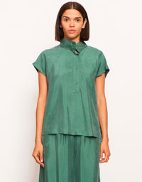 Vault Cupro Shirt Green