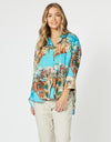 Venice Shirt Blue Print