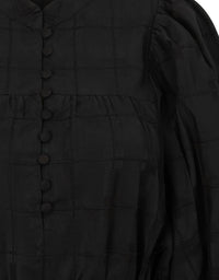 Vesper Dress Black Check