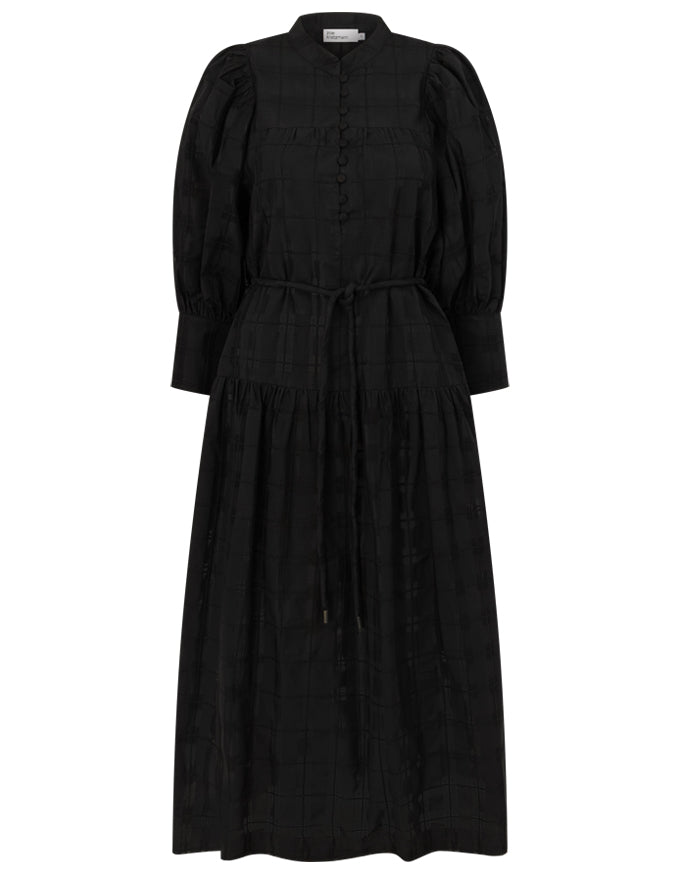 Vesper Dress Black Check