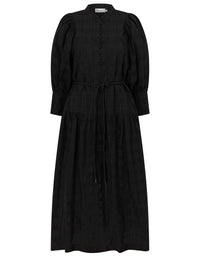 Vesper Dress Black Check