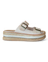 Vishu Almond Leather Sandal