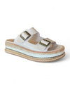 Vishu Almond Leather Sandal