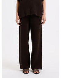 Willow Crochet Pant Espresso