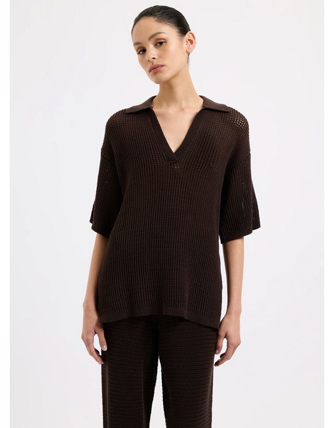 Willow Crochet Tunic Espresso