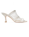 Willow White Mesh Heels