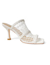 Willow White Mesh Heels