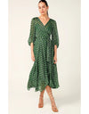 Wonderland Midi Wrap Emerald Poppy