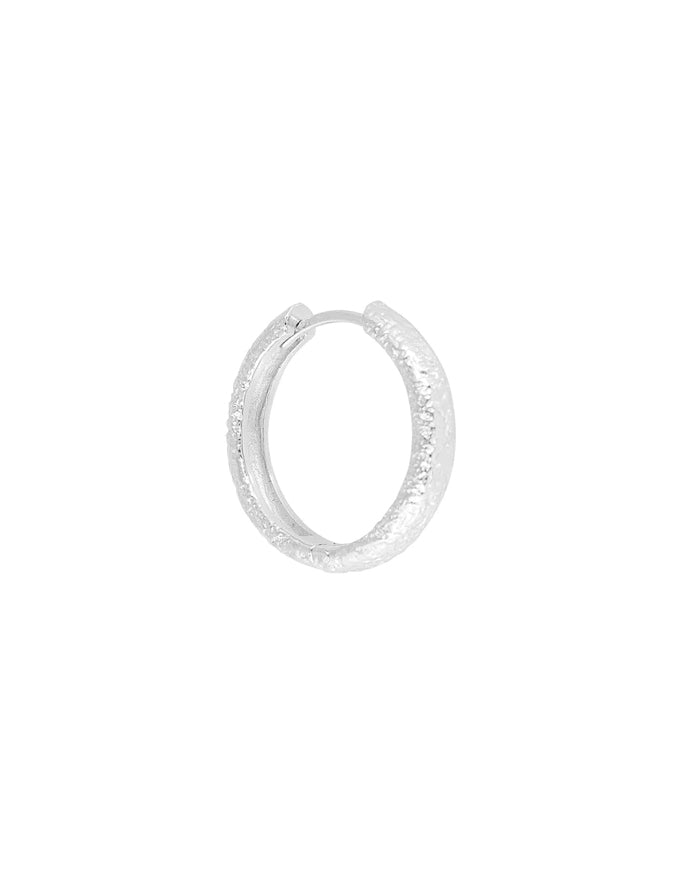 Antique Silver Maxi Hoops