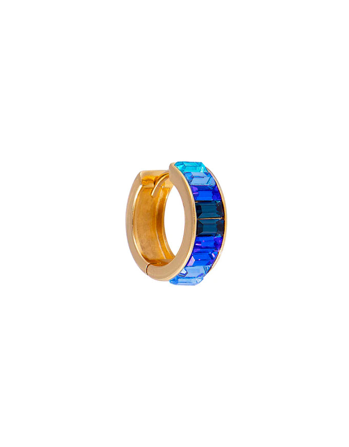 Blue Ombre Midi Hoops