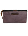 The Carrie Crossbody Wallet in Quail/Black