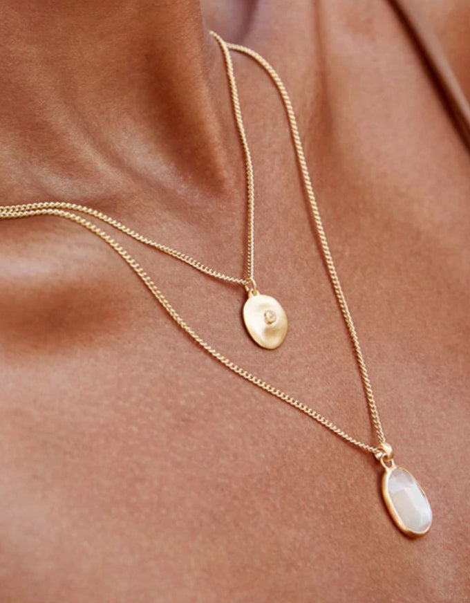 Cleo Disc Necklace