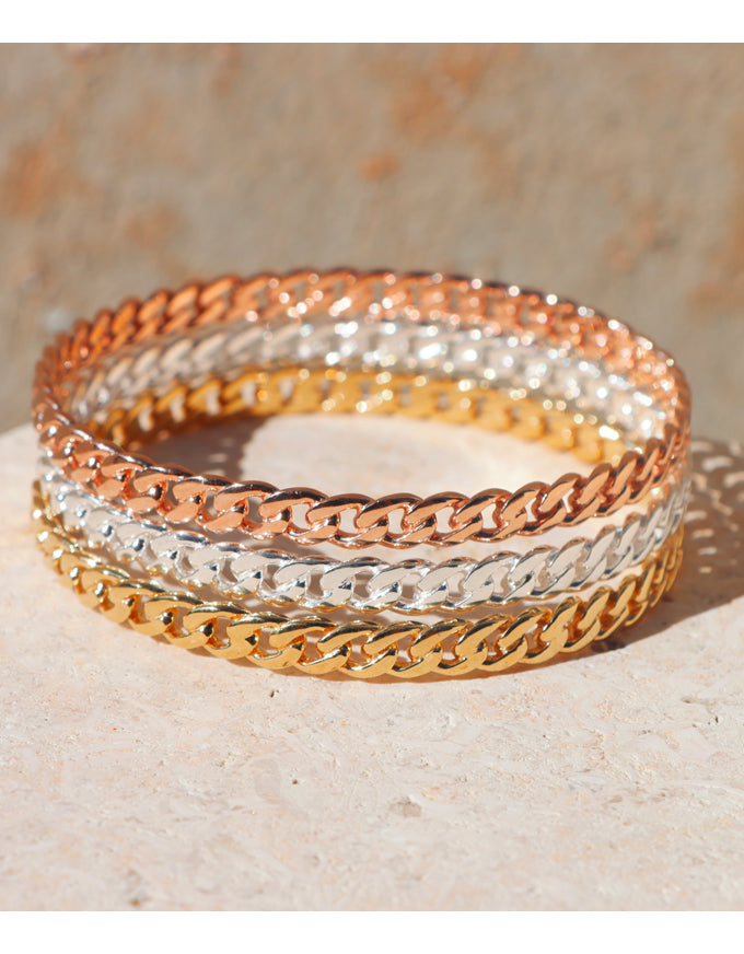 Curb Bangle Gold