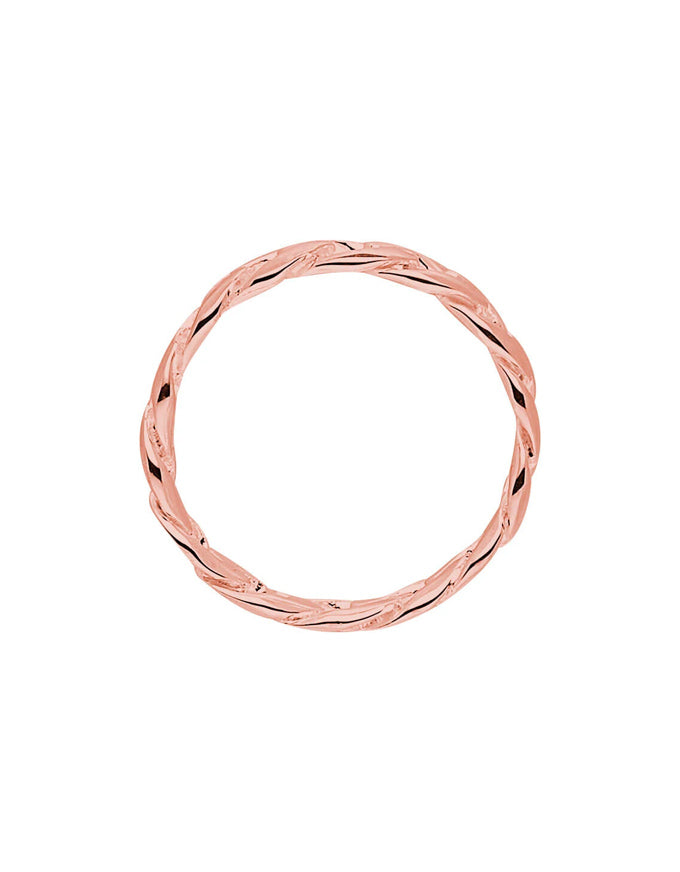 Curb Rose Gold Ring