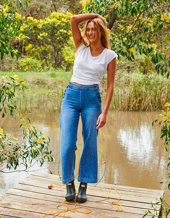 Freya Sailor Jeans Waterfall – Bombo Clothing Co.