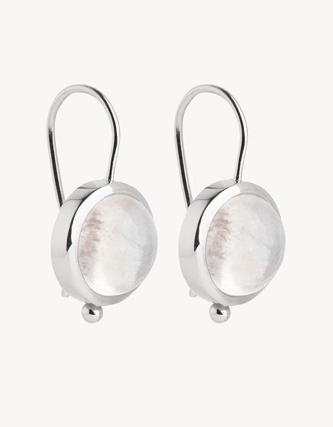 Garland Moonstone Earring Silver