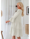 Haylie Linen Dress White