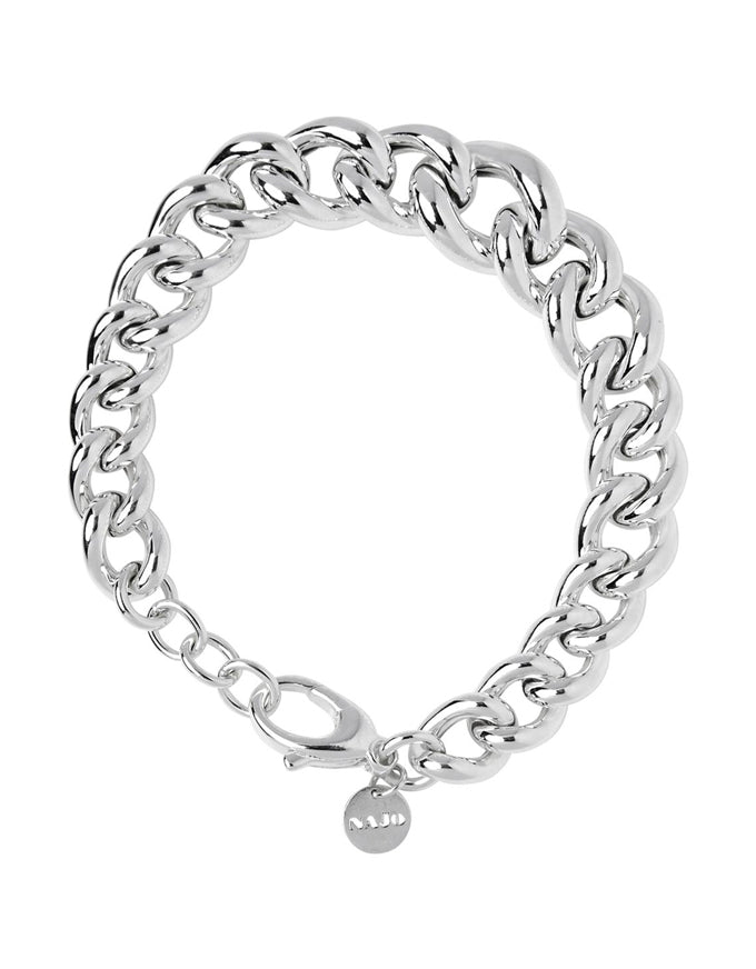 Heron Silver Chain Bracelet B6409
