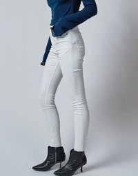 High Coated White Jeans