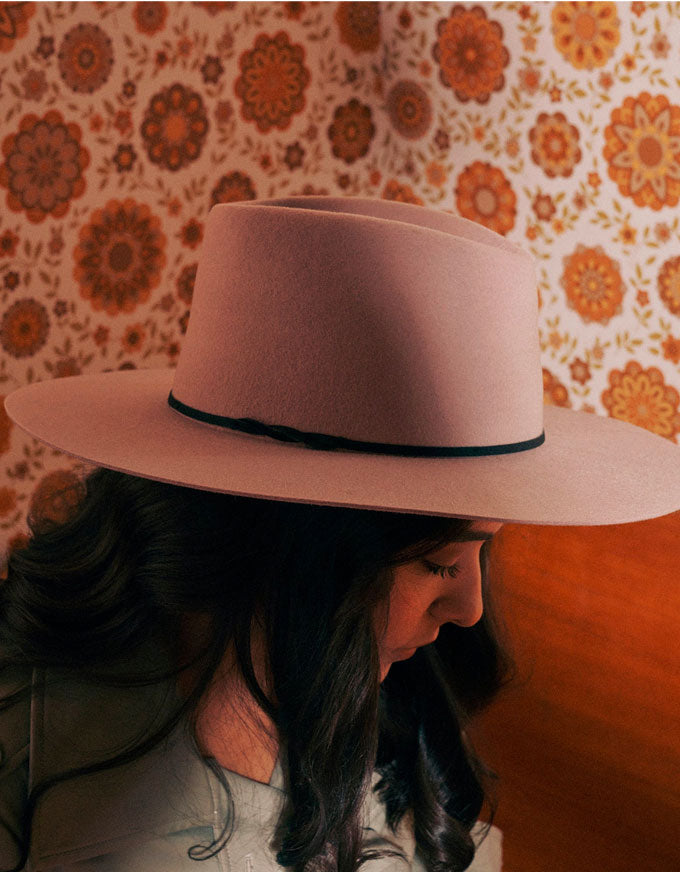 Jumbuck Fedora Rose Dust