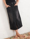 Kate Denim Skirt Washed Black