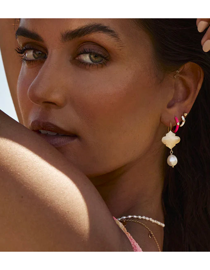 Moroccan Pearl Drops Gold