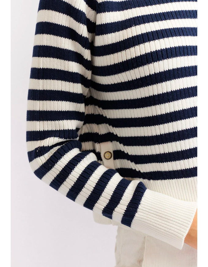 The Musketeers Sweater in Navy, from Alessandra.
