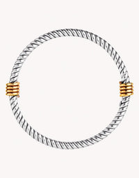 Rope Silver/Tumbaga Bangle