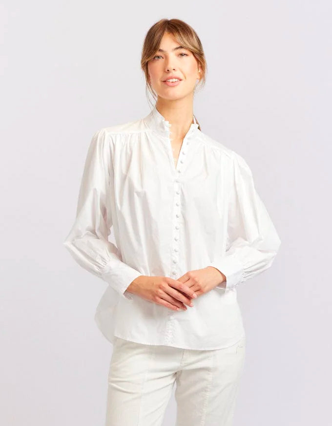 Rosemary Shirt Poplin - White
