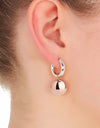 Shayla Rose Gold Ball Charm Earring E5103