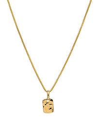 Tigger Yellow Gold Necklace