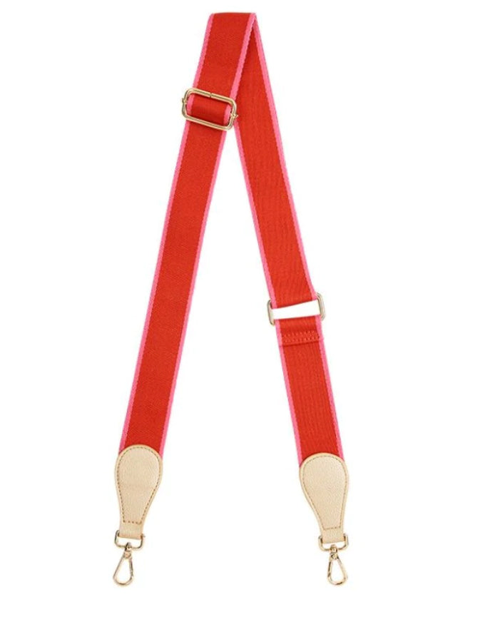 Accent Strap Light Gold (Red Pink Stripe)
