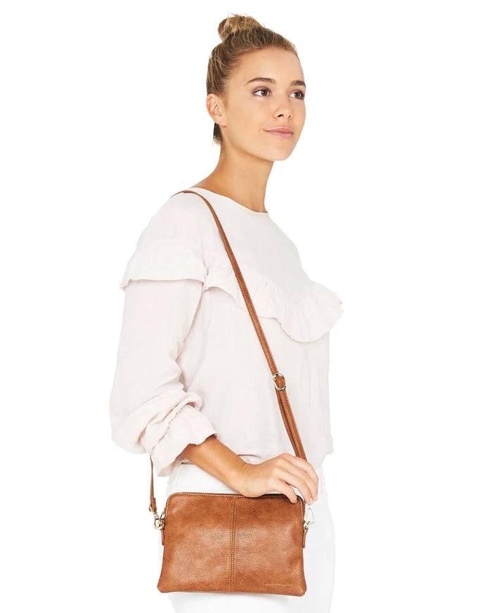 Bowery Wallet Tan Pebble