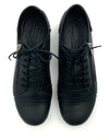 Cabello EG18 - Black.  An easy everyday sneaker style, with solid leather upper, laces and a zip feature.
