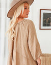 Callie Linen Dress Camel