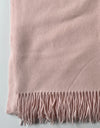 The Cashmere Scarf in Blush.